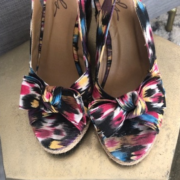 Rebels Espadrille platform heels -Josephine sz 10 - Picture 6 of 8